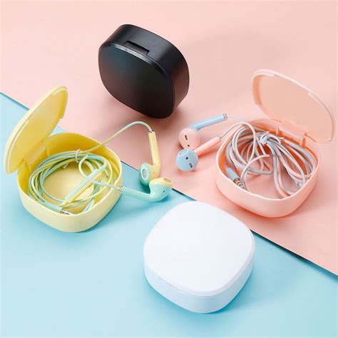 35mm Wired Headphone Macaron Color In Ear Headphones Music Headphones