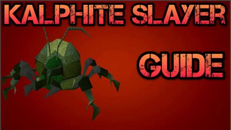 This guide covers every detail and method required to train the skill. OSRS: Ultimate Kalphite Slayer Guide (2007 Old School RuneScape) 2015 HD - YouTube