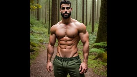 Ai Gay Art Hot Men In The Forest Lookbook YouTube