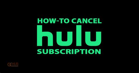 How To Cancel Hulu Subscription Gchromecast Hub