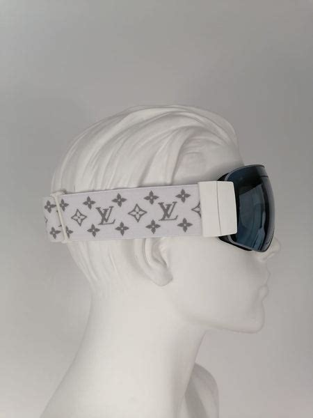 Louis Vuitton Lv Intergalactic White Monogram Ski Goggles Z1171u