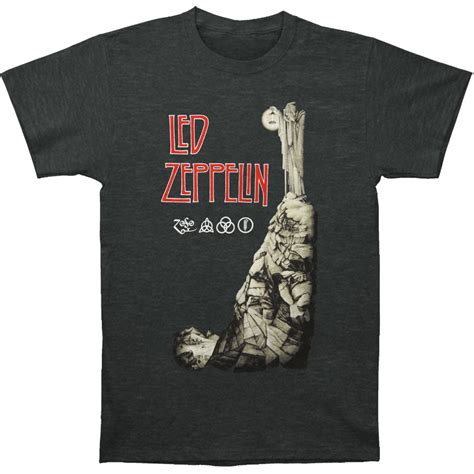Led Zeppelin Men S Hermit T Shirt Small Brown