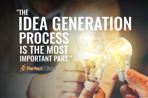 Idea Generation Process Perfect Clicks Llc Web Development And Seo In