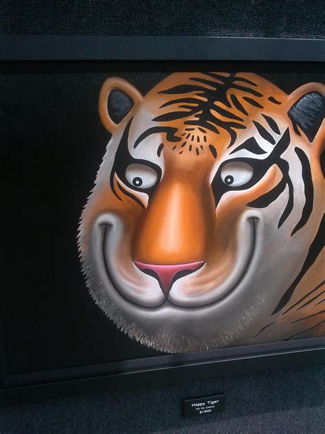 A Midlly Creepy Tiger I Found At An Art Festival Years Ago