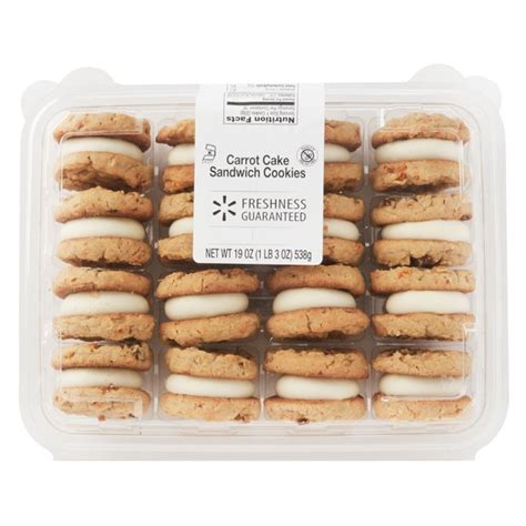 Freshness Guaranteed Carrot Cake Sandwich Cookies 19 Oz 16 Count