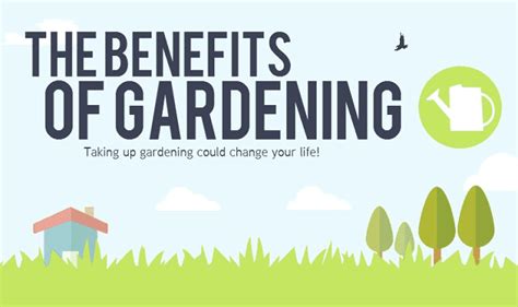 The Benefits Of Gardening Infographic Visualistan