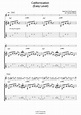 Californication (Easy Level) (Red Hot Chili Peppers) - Guitar Tabs and ...