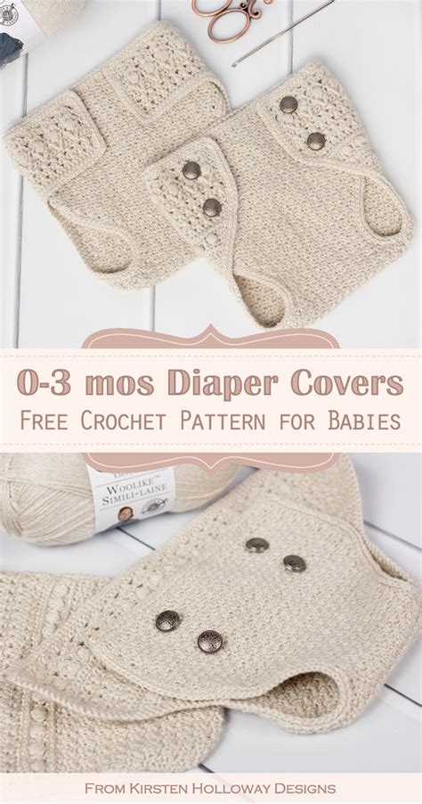 Modern Classic Crochet Diaper Cover Pattern For Newborns And Babies