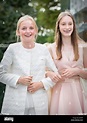 Prinzessin Louise und Prinzessin Laetitia Maria von Belgien besuchen ...