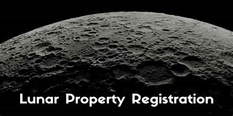 Buy Lunar Property Registration 2023 Land On Moon Registry Price
