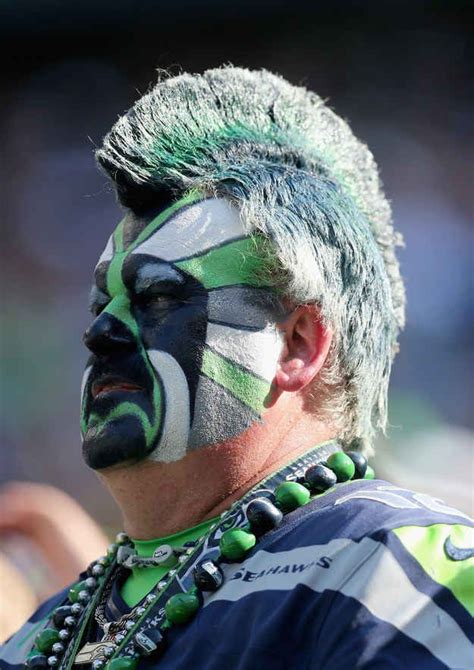 35 Seahawks Fans Winning The Makeup Game Seahawks Fans Seahawks Makeup Game