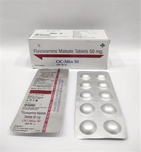 Fluvoxamine 50 Mg Tablet 1 X 10 Treatment Anti Depressent At Rs 121