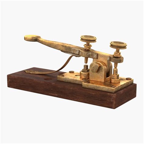 Vintage Telegraph Device 3d Model Turbosquid 1338219