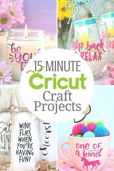 15 Minute Cricut Craft Projects A Fabulous Collection Of Cricut