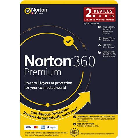 Norton 360 Premium 2 Device 12 Months Warehouse Stationery Nz