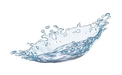 Free 3d Water Splash Transparent Clear Blue Water Scattered Around