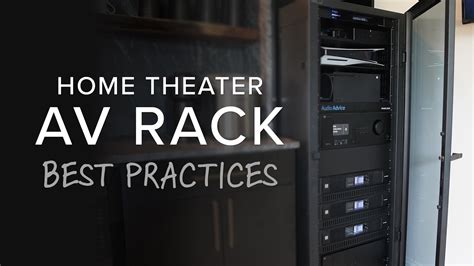Home Theater Av Rack Best Practices And Setup Layout Wiring Cable