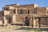 Lehmbauten von taos, pueblo de taos, New Mexico, Vereinigte Staaten ...