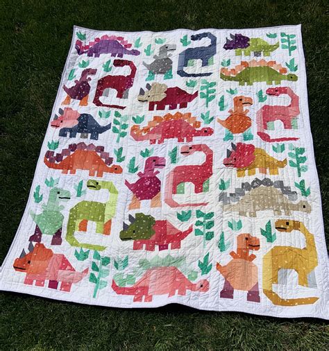 I Finished It The Pattern Is Dinosaurs By Elizabeth Hartman And The
