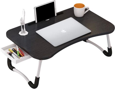 مشخصات Laptop Bed Desk Portable Foldable Laptop Bed Table With Usb