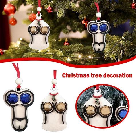 Funny Ornaments Gag Gift Chocolate Holder Christmas Tree Decoration Diy