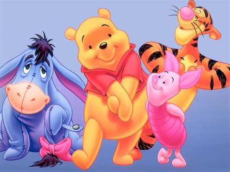 Winnie the pooh is one of the most beloved childhood icons of all time, but those who read the books no a different bear from disney's. 9 Walt Disney Winnie The Pooh Bear Characters Wallpaper