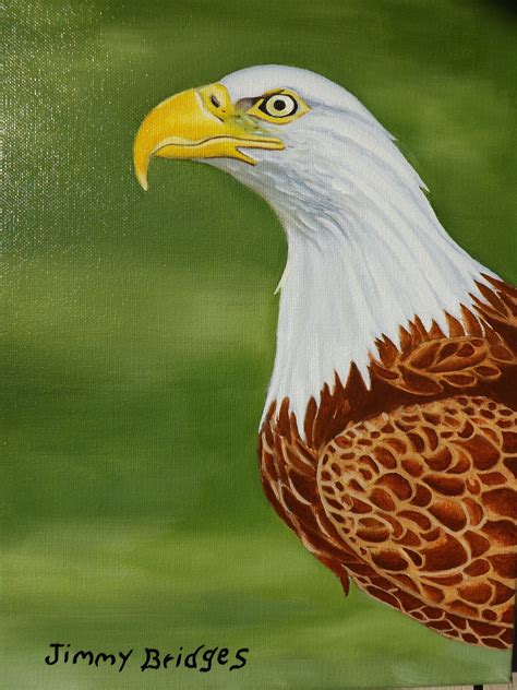 Bald Eagle Painting By Jimmy Bridges Artmajeur