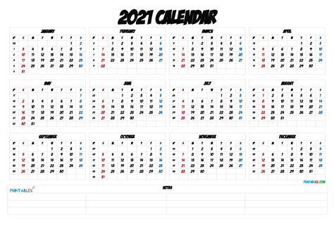 Free No Frills Yearlycalendar Calendar Template