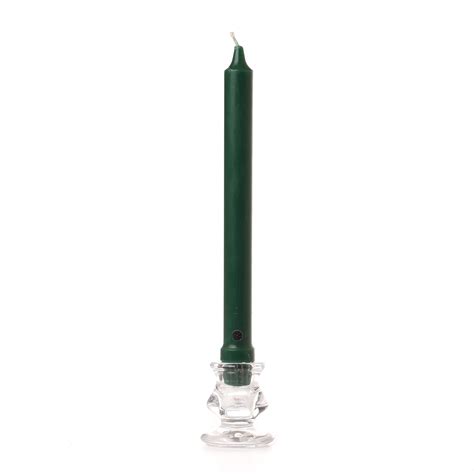 12 inch evergreen classic taper candles unscented colonial candles