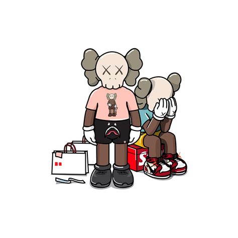 Kaws X Uniqlo For Hypebeast Illustration Behance