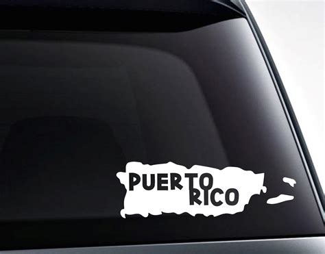 Puerto Rico Vinyl Decal Sticker Puerto Rico Car Sticker