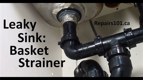 How do you fix a leaking p trap? Leaky Sink: Basket Strainer - How to Fix The Most Common ...