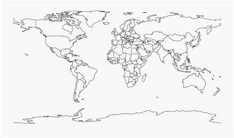 World Maps With Countries Black And White World Map With Country