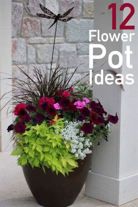12 Gorgeous Flower Pot Ideas For Your Front Porch The Unlikely