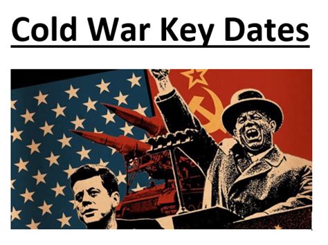 Gcse Cold War Key Dates Timeline Teaching Resources