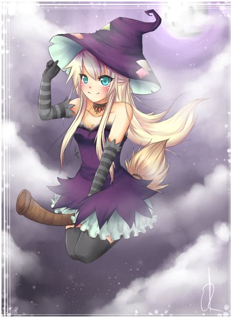 Purple Witch By Cytes On Deviantart