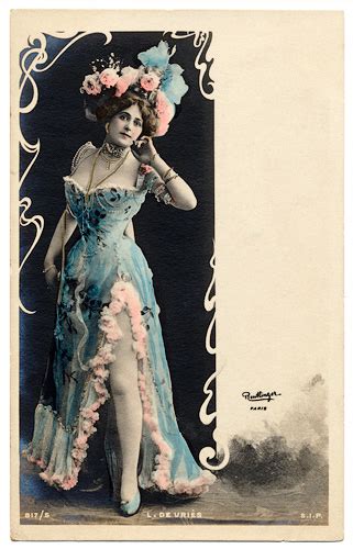 Boudoir Cards Belle Epoque Postcards Belle Epoque Hat Fashion