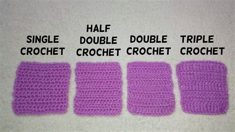 Basic Stitches Of Crochet For Beginners Youtube