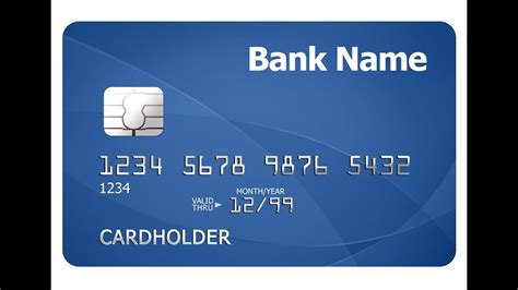 It is possible to perform a transaction as there is some information on the card itself which make it possible. Create new credit card design in Photoshop CC 2015 ...