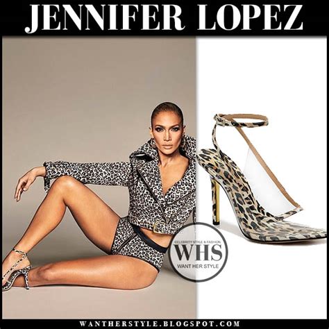 Jennifer Lopez In Leopard Print Sandals In Dsw Shoe Campaign ~ I Want
