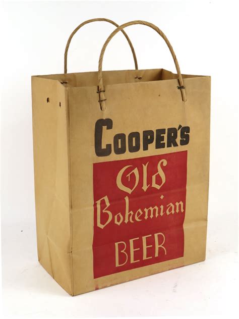 Item 6200 1938 Coopers Old Bohemian Beer Bag