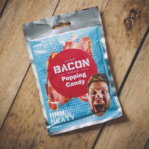 Bacon Popping Candy Flavored Bacon Bacon Confectionery