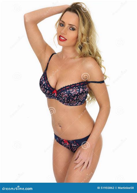 Jeune Pin Up Woman Wearing Lingerie Sexy Photo Stock Image Du Nudit