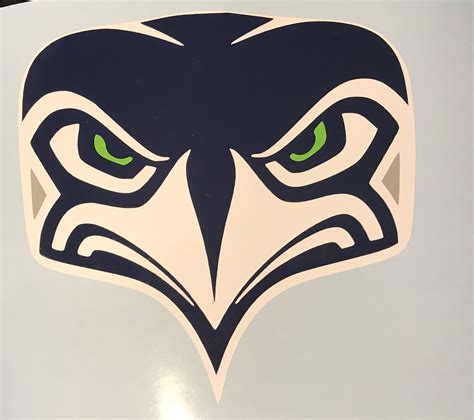 Seahawks New Alternate Logo Car Decal Custom Window Sticker