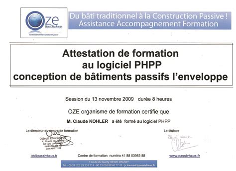 Modele Attestation Formation Interne