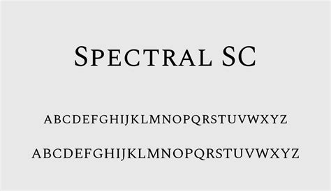 Spectral Sc Font Font Tr