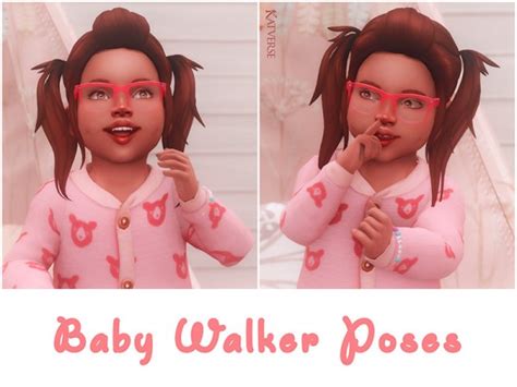 The Sims Resource Baby Walker Poses By Katversecc Sims 4 Downloads