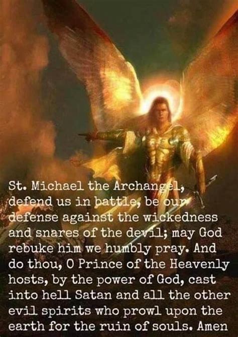 Pin By Cecilia Triana On Inspiring Quotes In 2020 St Michael Prayer