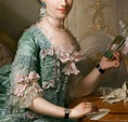 Portrait of Sophia Frederica of Mecklenburg-Schwerin (detail), Georg ...