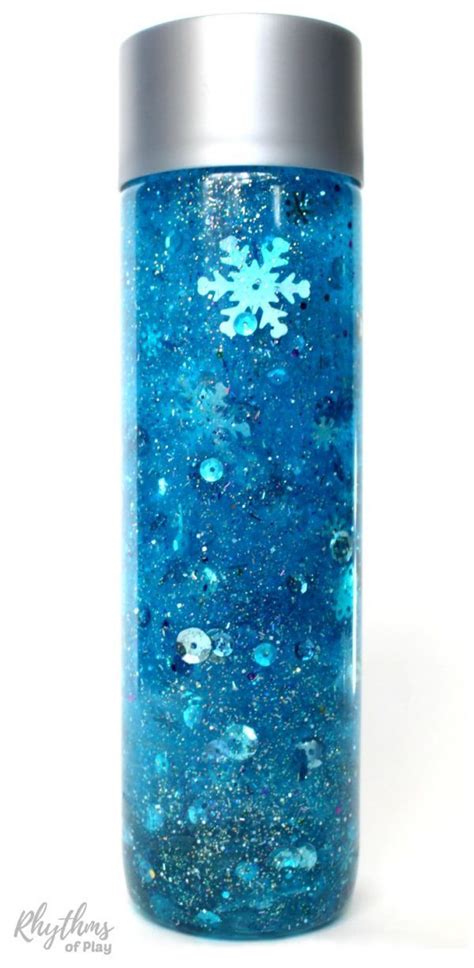 Diy Frozen Inspired Snowstorm Glitter Sensory Bottle Video Rop